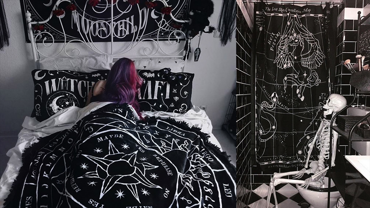Deck Out Your Crypt in Spooky Chic Home Decor
